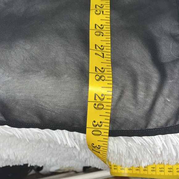 Lush High Low Floral Blouse Semi Sheer - Picture 3 of 5